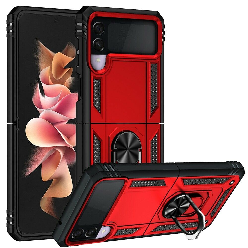 Coque hybride avec anneau pour Samsung Galaxy Z Flip 3 5G Coque hybride avec anneau pour Samsung Galaxy Z Flip 3 5G